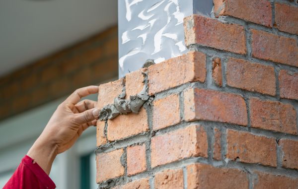 Brick Pillar Repair in Marietta