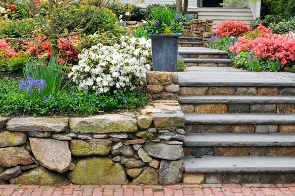 Stone Stairs Repair in Marietta