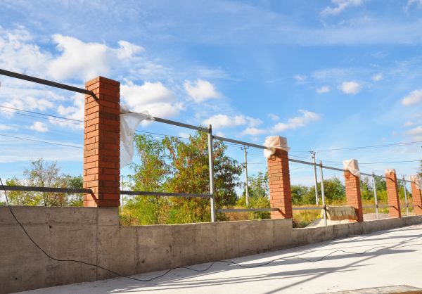 Brick Pillar Installation in Marietta