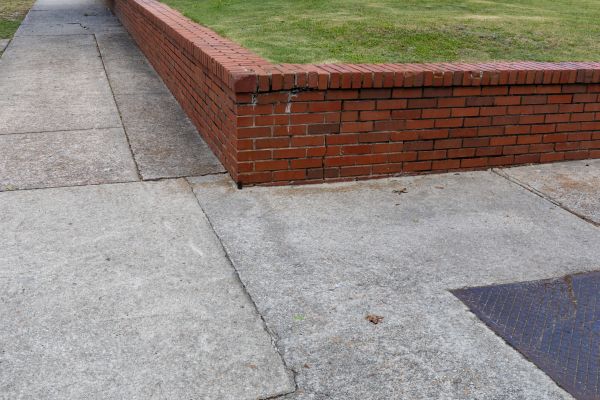 Brick Retaining Wall Repair in Marietta